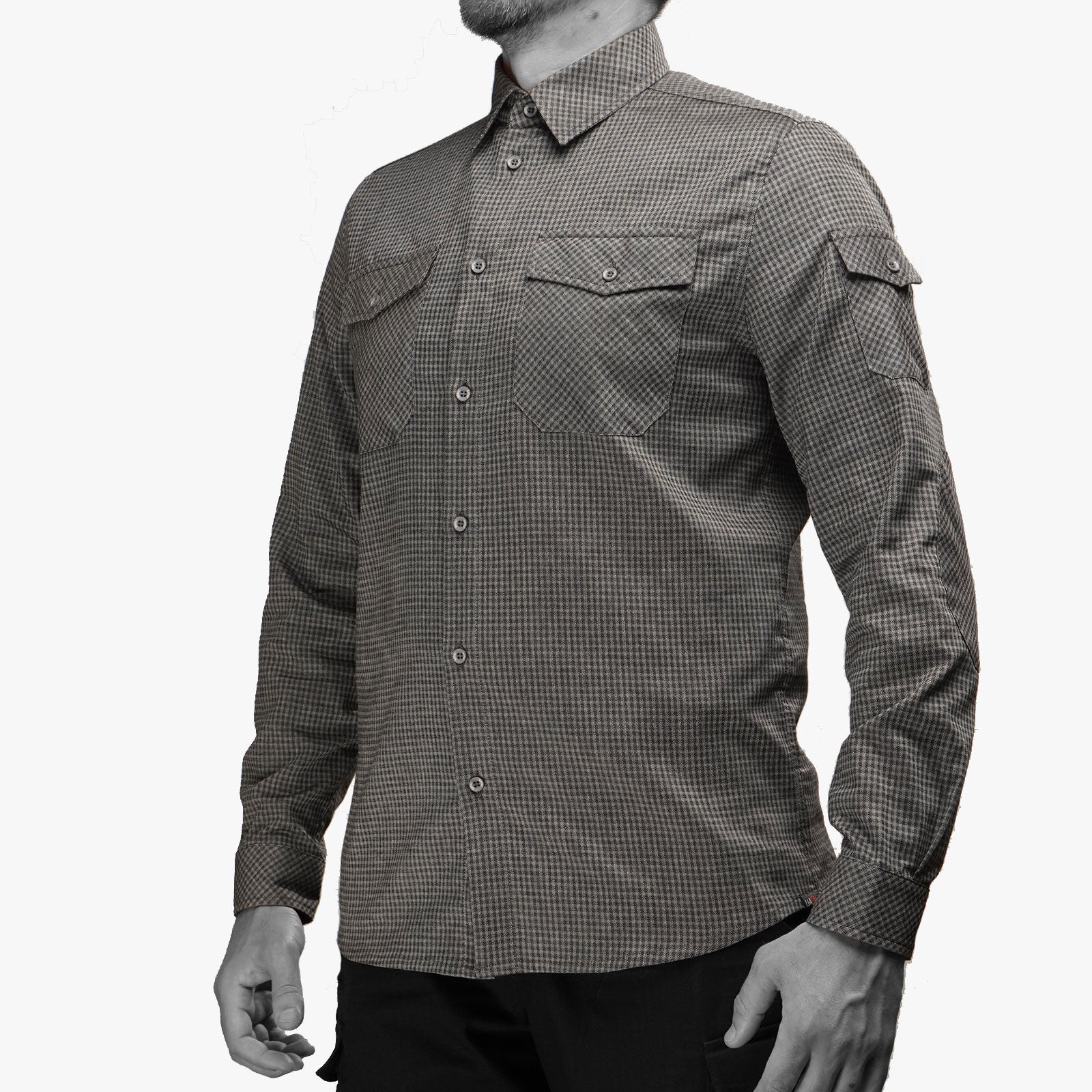 Plaid Shirt UATAC Gray